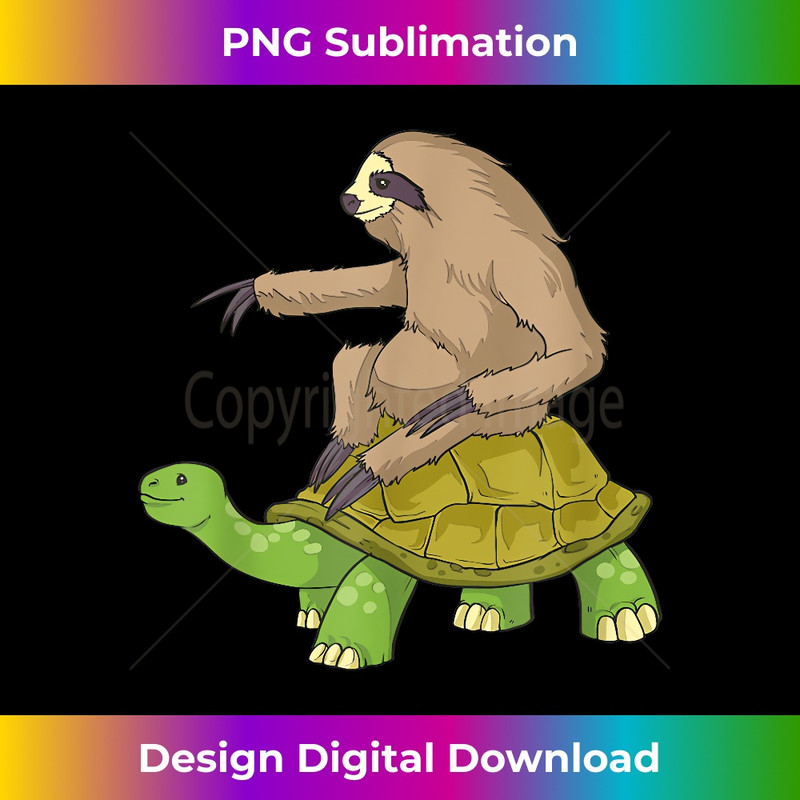 DK-20231219-13694_Sloth Riding A Turtle Funny Sloth Lover Gift 3326.jpg