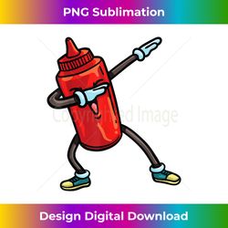 ketchup funny dabbing tomato bottle - sublimation-optimized png file - reimagine your sublimation pieces