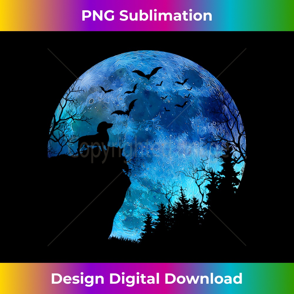 FD-20231219-6329_Halloween Wiener Dachshund Breed & Spooky Full Moon Sweatshirt 0065.jpg