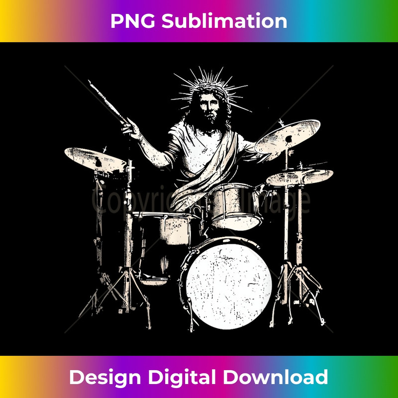 FT-20231219-8088_Jesus Christ Drummer - Funny Drum Set Drummer Drums Lover.jpg