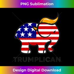 trumplican donald trump 2024 republican elephant - bohemian sublimation digital download - reimagine your sublimation pieces