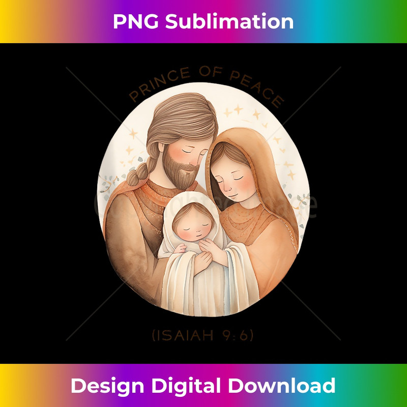 GT-20231219-1062_Boho Nativity Scene Prince of Peace Christmas Tank Top.jpg