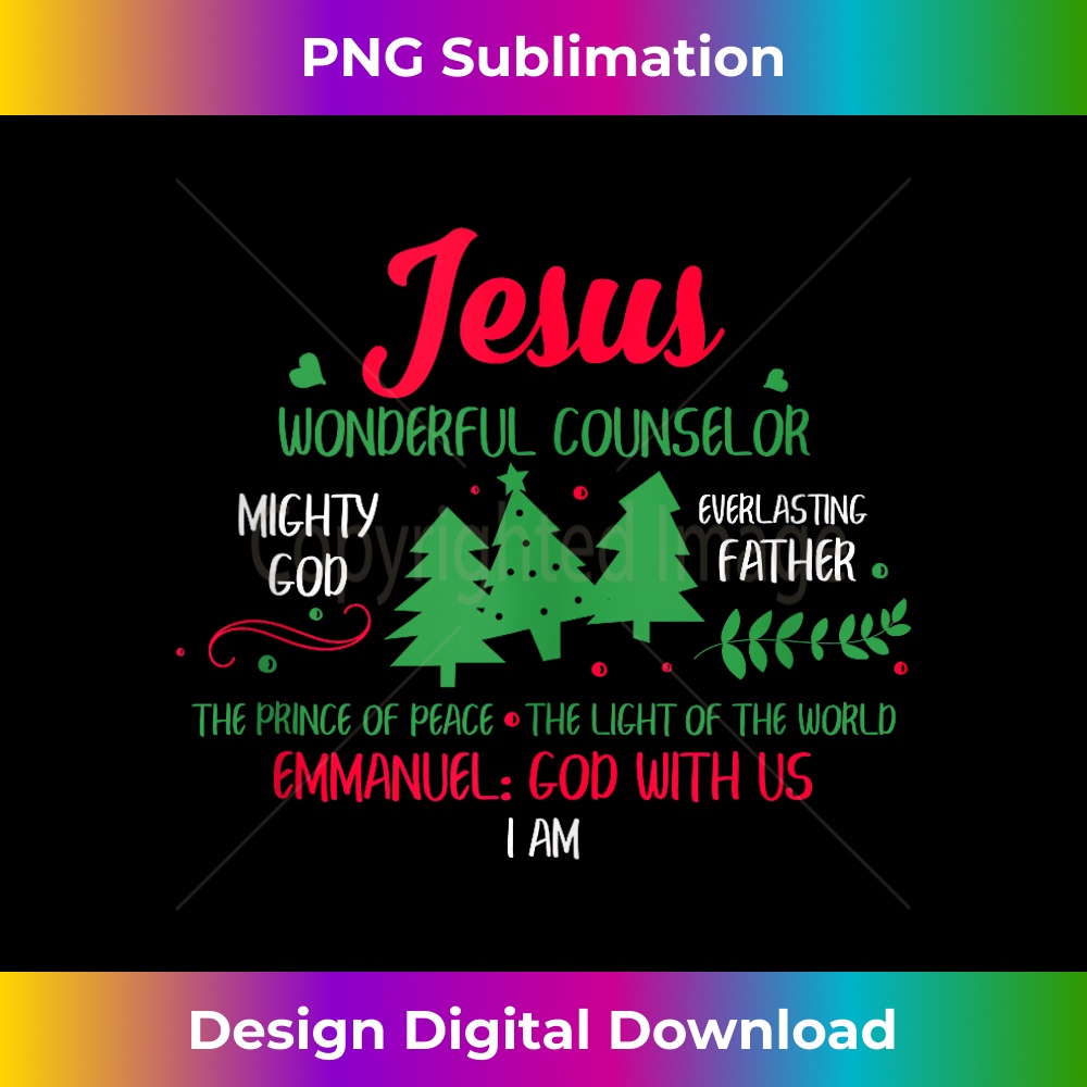 GX-20231219-1644_Christian Christmas Bible God With Us Jesus Tree Tank Top.jpg