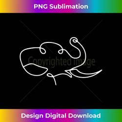 line art elephant abstract minimalist animal lover gifts - classic sublimation png file - challenge creative boundaries