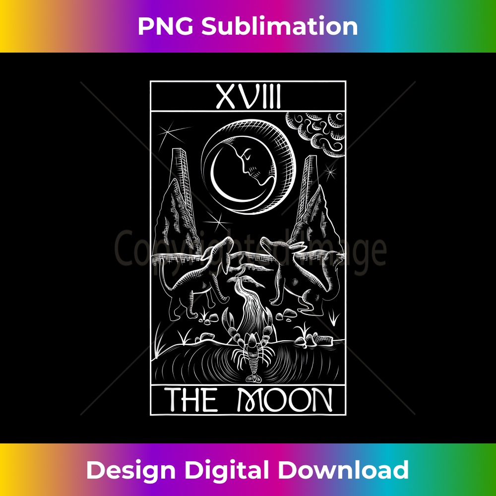 HB-20231219-14359_Tarot Card The Moon XVIII Occult Vintage 0094.jpg