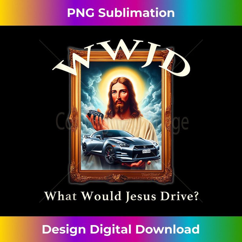 HT-20231219-16883_WWJD What Would Jesus Drive Funny Car Guy, Mechanic Joke Tank Top.jpg