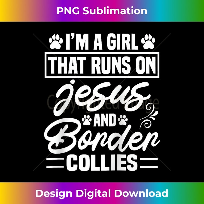 JG-20231219-7430_I'm A Girl That Runs On Jesus And Border Collie Dog - Funny Raglan Baseball Tee 1.jpg