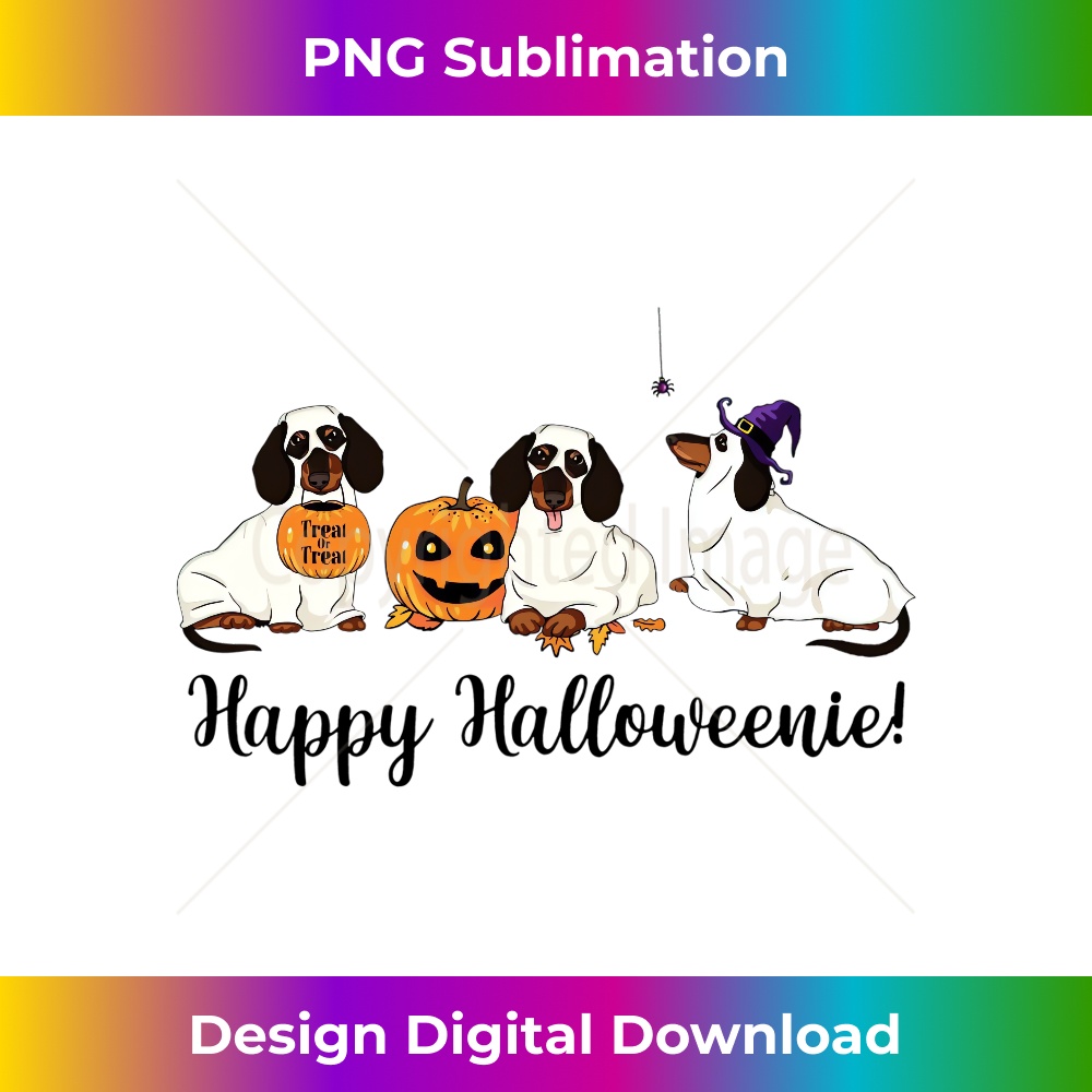 JI-20231219-6407_Happy Halloweenie Dachshund Ghost Funny Halloween Dog Lovers Sweatshirt 0069.jpg