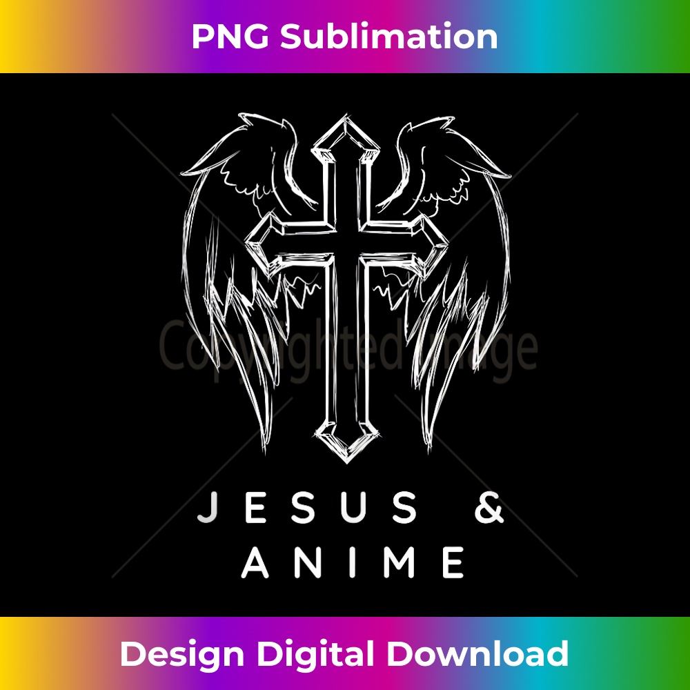 JT-20231219-7975_Jesus And Anime! Anime Film, Anime Movie, Anime Collection Tank Top.jpg
