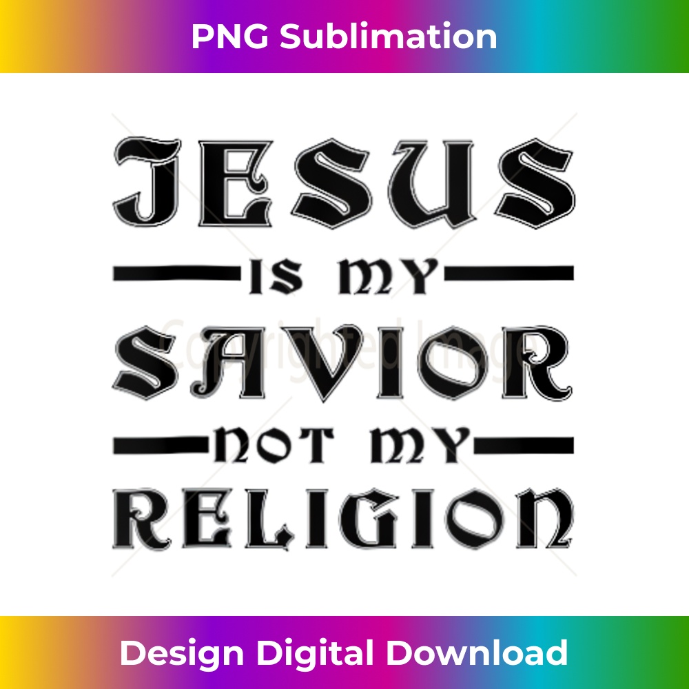 KA-20231219-10684_Merry Christmas, Jesus is my Savior not my Religion Tank Top 14.jpg