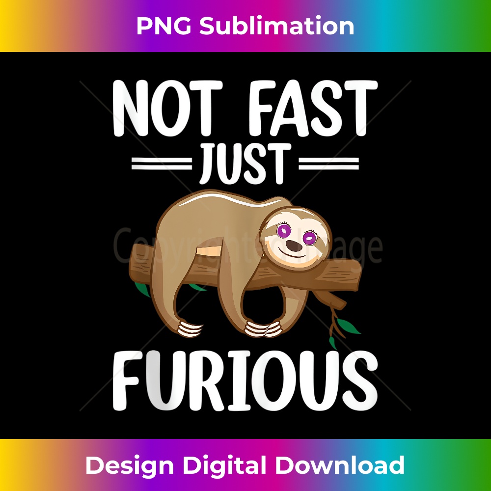 KG-20231219-11385_Not Fast Just Furious Funny Lazy Cute Sloth Lovers Tank Top 2565.jpg