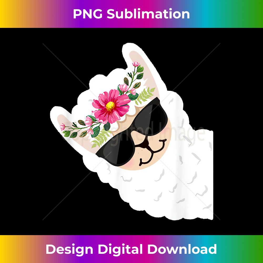 KJ-20231219-5059_Funny llama alpaca with sunglasses alpaca hippie llama 0420.jpg