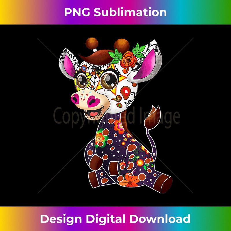 KQ-20231219-14211_Sugar Skull Giraffe for Women Day of the Dead Gift 2903.jpg