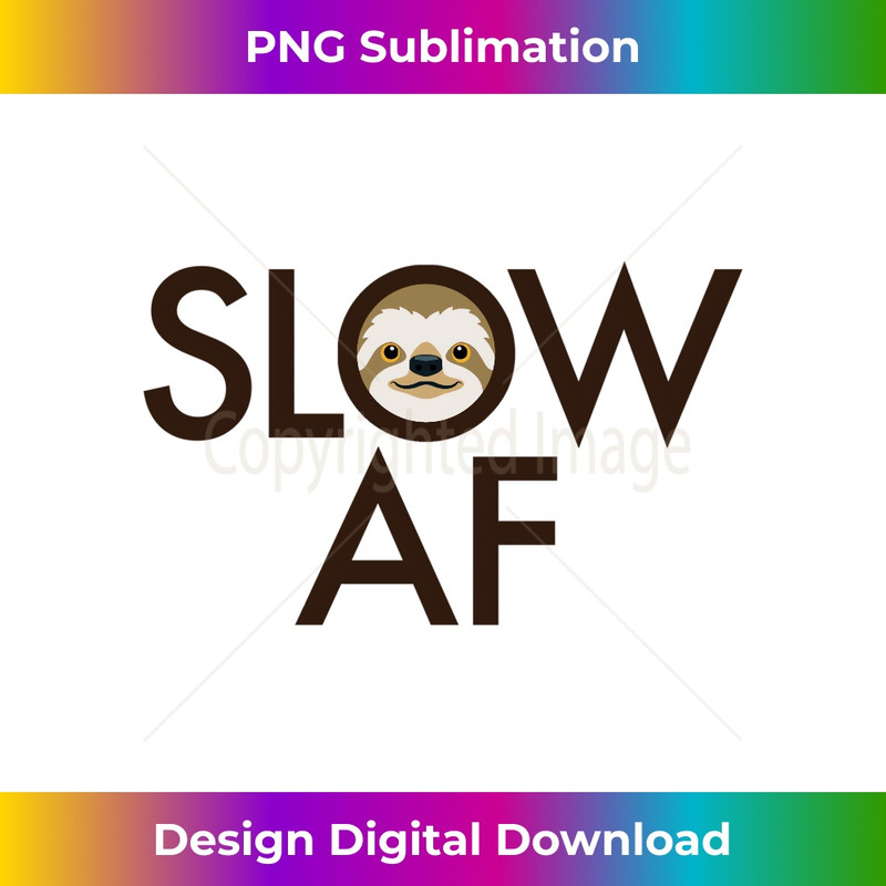 LU-20231219-13861_Slow AF - Sloth Humorous Track Running Runner Mens Womens Long Sleeve 3492.jpg