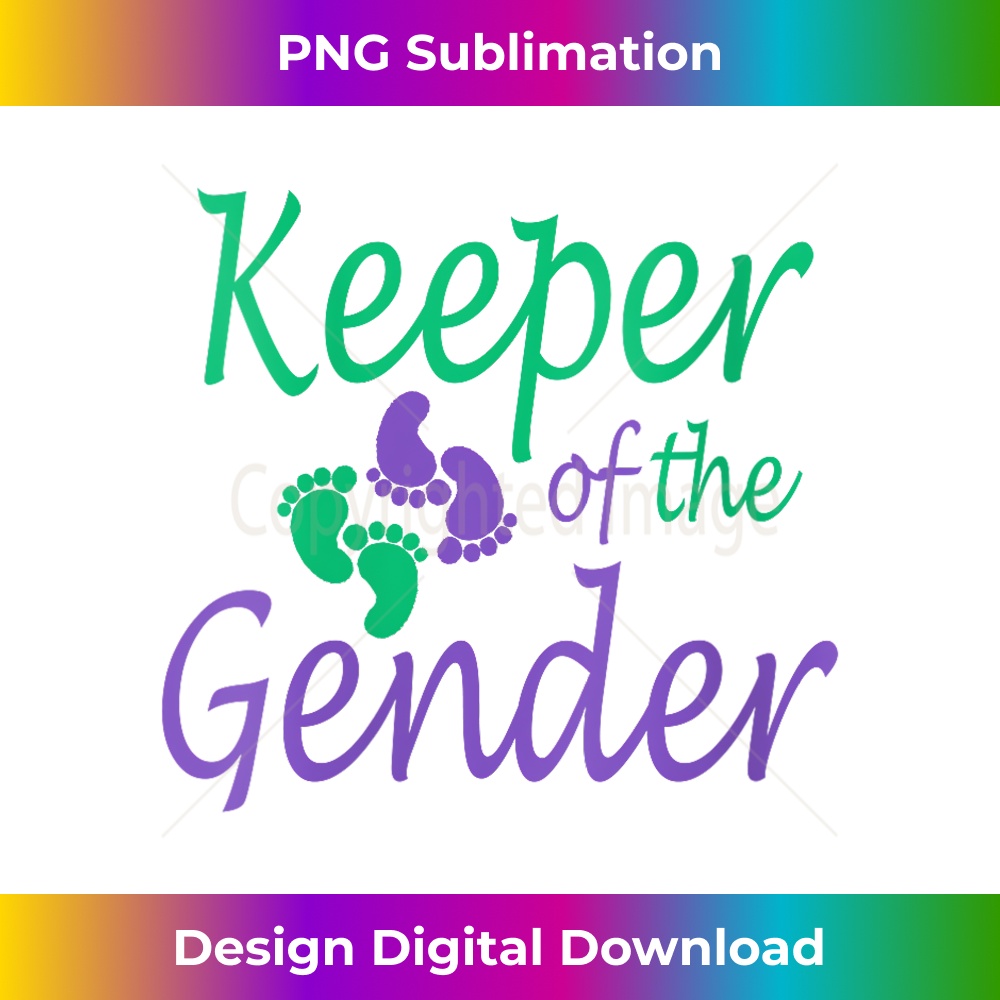 MG-20231219-11723_Party Gender Reveal Purple and Green - Keeper of the Gender V-Neck 2439.jpg
