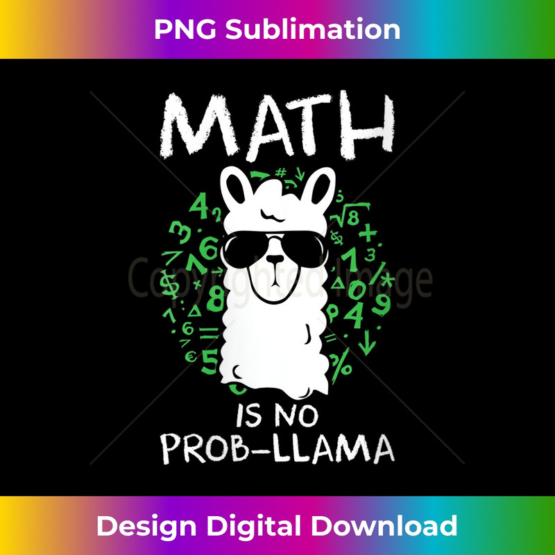 MR-20231219-16560_Womens Math Is No Prob Llama Teachers and Students V-Neck 1525.jpg