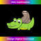 MV-20231219-13711_Sloth Riding On Alligator Kids Crocodile Alligator Sloths 3342.jpg