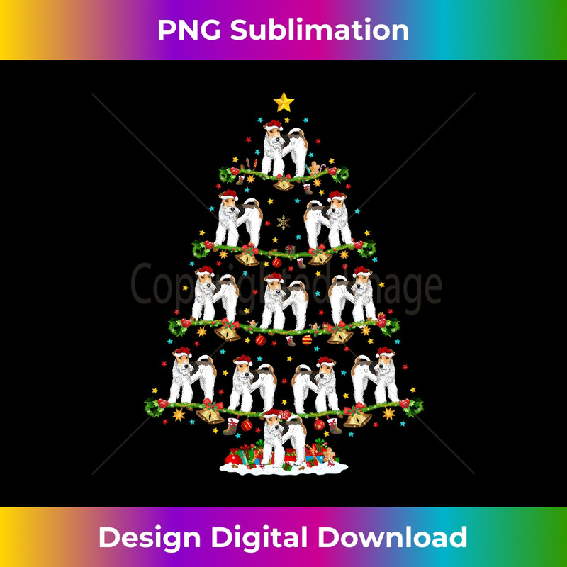 MV-20231219-5399_Funny Xmas Lighting Santa Wire Fox Terrier Christmas Tree Long Sleeve 0427.jpg