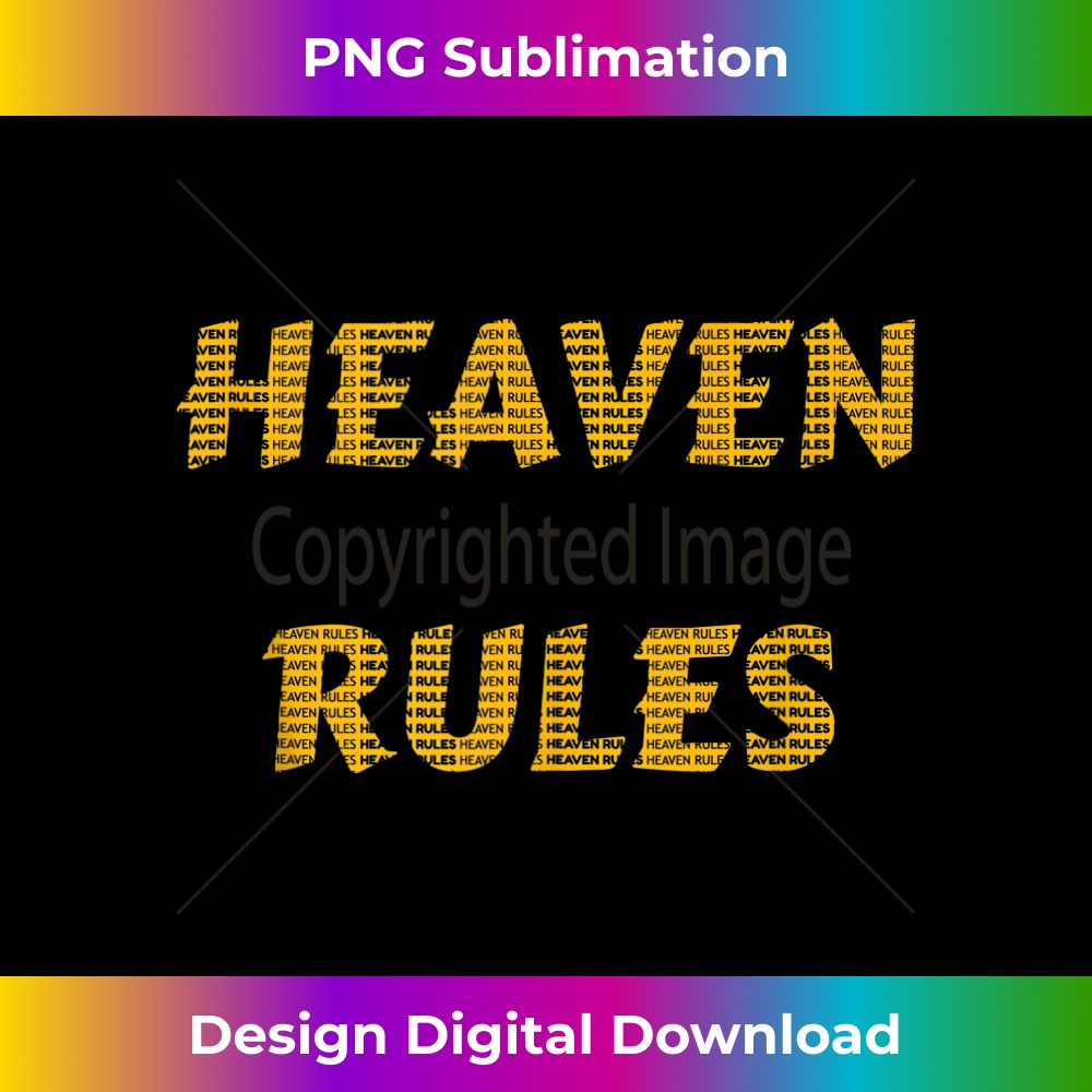 MX-20231219-4517_FUN Christian gift, HEAVEN RULES, COLORFUL JESUS FAITH BASED Tank Top.jpg