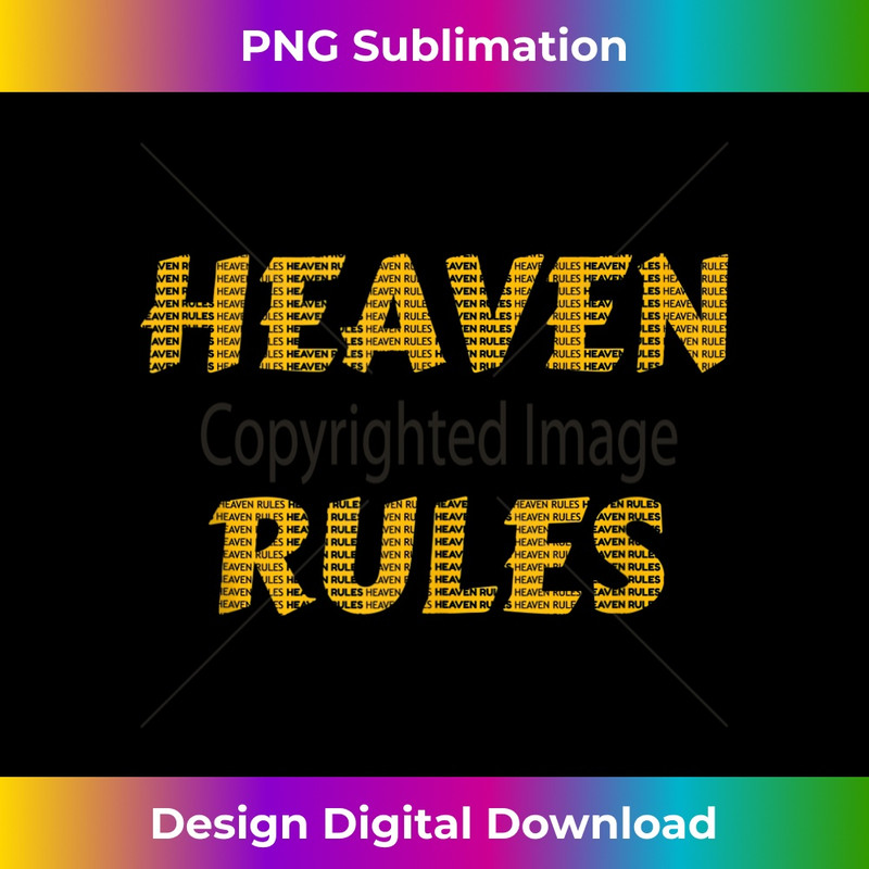 MX-20231219-4517_FUN Christian gift, HEAVEN RULES, COLORFUL JESUS FAITH BASED Tank Top.jpg