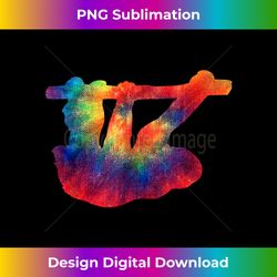 tie dye sloth tie dyed animals t - bohemian sublimation digital download - striking & memorable impressions