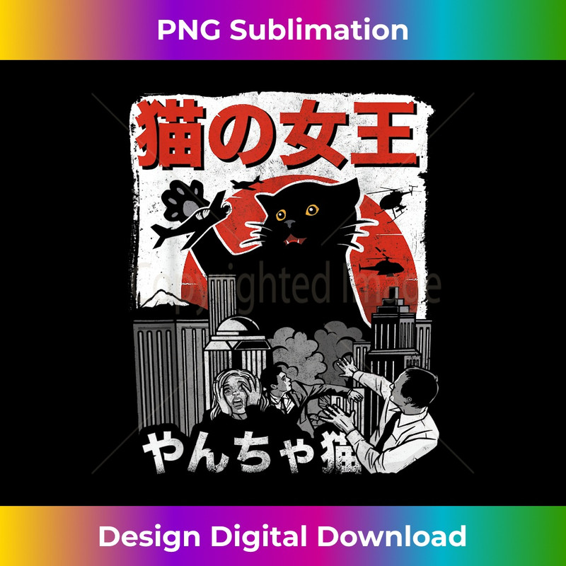 NG-20231219-15539_Vintage Queen Of Cats Black Monster Cat Japan Aesthetic 0806.jpg