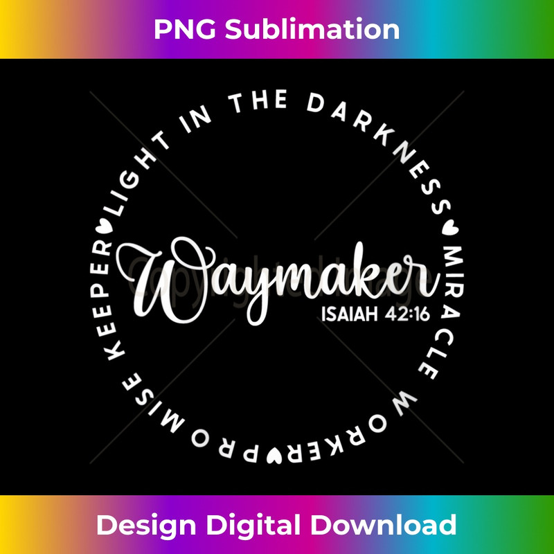 NL-20231219-16100_Womens Bible Verse Isaiah The Waymaker Light in the Darkness V-Neck 3242.jpg