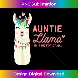 cute auntie llama funny alpacas llamas lover gift for aunt - innovative png sublimation design - pioneer new aesthetic frontiers
