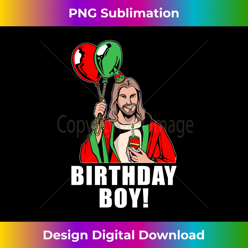 NU-20231219-921_Birthday Boy Jesus Christ Santa Hat Christmas Christian Long Sleeve.jpg