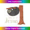NW-20231219-4693_Funny Christian Sloth T gift for kids Hold on to Jesus 0387.jpg