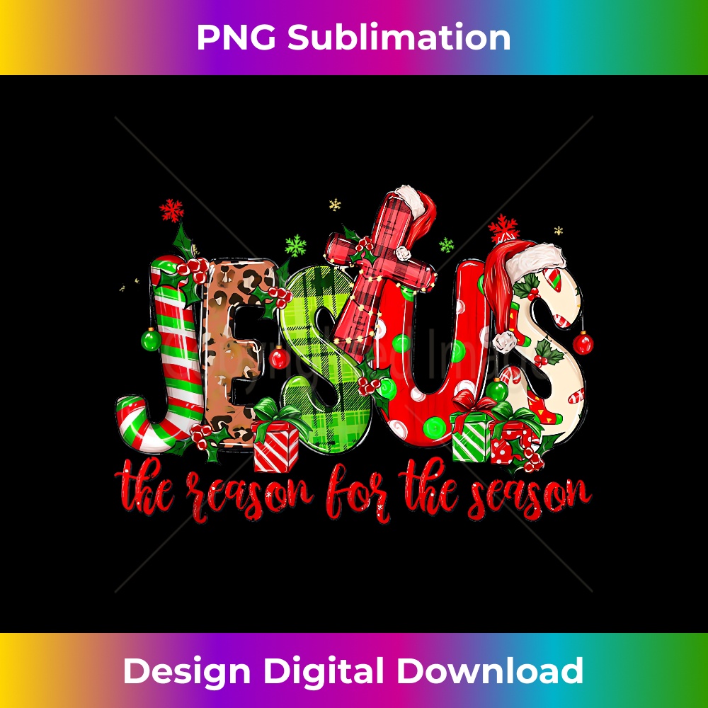 OK-20231219-8763_Jesus is the reason for the season, Christian Christmas Tank Top 1.jpg