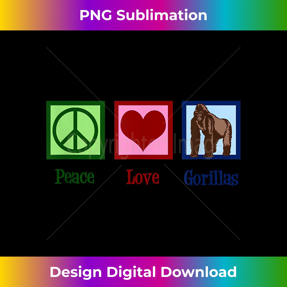 OL-20231219-2781_Cute Gorilla T- - Peace Love Gorillas Tee 0569.jpg