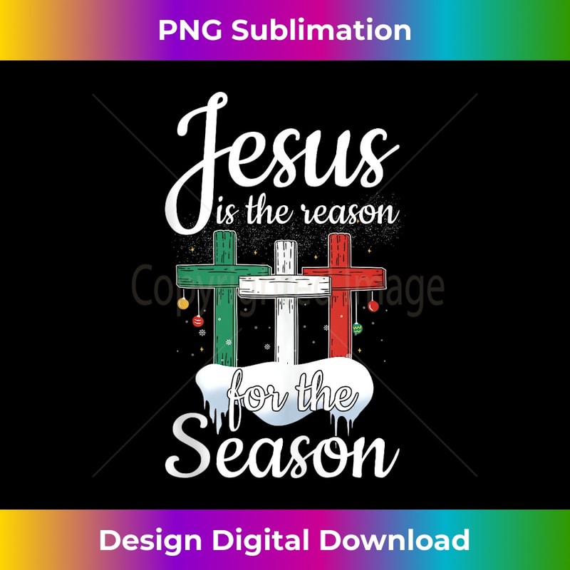 PJ-20231219-12489_Religious Christmas Jesus Is The Reason For The Season Tank Top.jpg