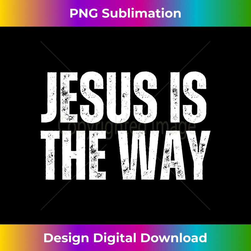 PJ-20231219-8774_Jesus is the way John 146 Christian Long Sleeve 1.jpg