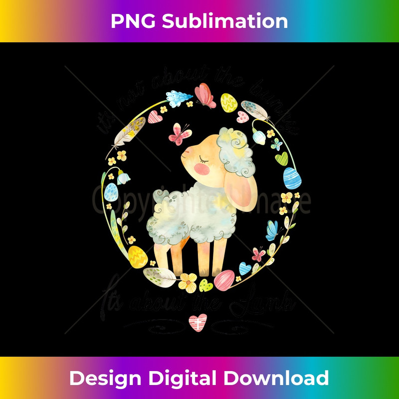 PL-20231219-1677_Christian Easter Not About The Bunny Floral Cute Lamb 1.jpg