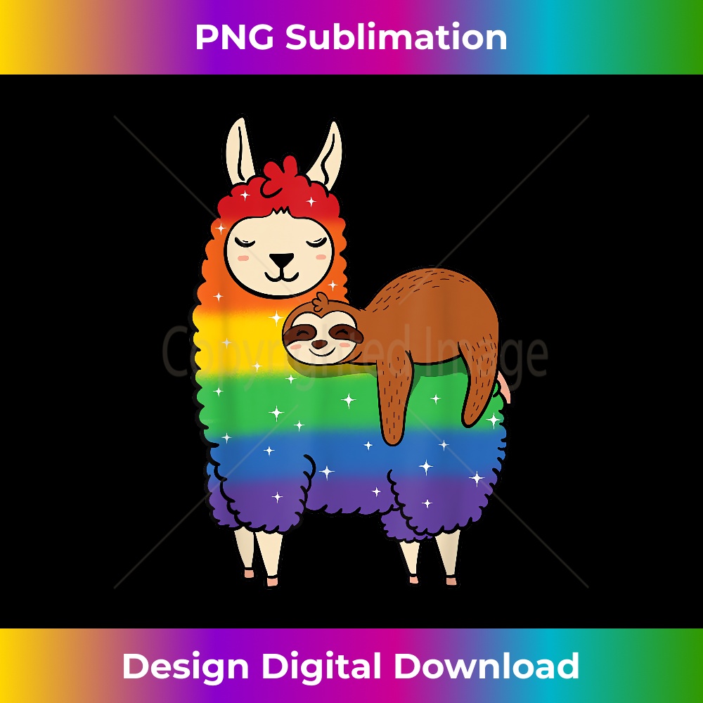 PN-20231219-13703_Sloth Riding Llama Lazy Sleeping Animal Lovers Gift 1302.jpg