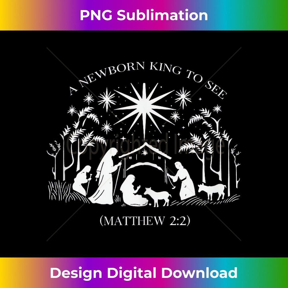 PR-20231219-2062_Christmas Nativity Scene A Newborn King to See Xmas Tank Top.jpg