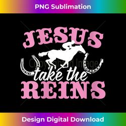 womens jesus take the reins christian v- - eco-friendly sublimation png download - reimagine your sublimation pieces