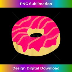 donut with pink glaze - futuristic png sublimation file - striking & memorable impressions