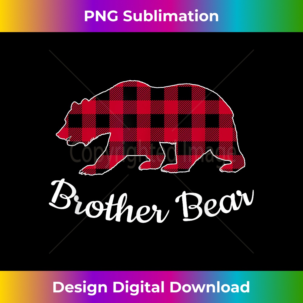 QA-20231219-1166_Brother Bear Christmas Pajama Red Buffalo Plaid 0340.jpg