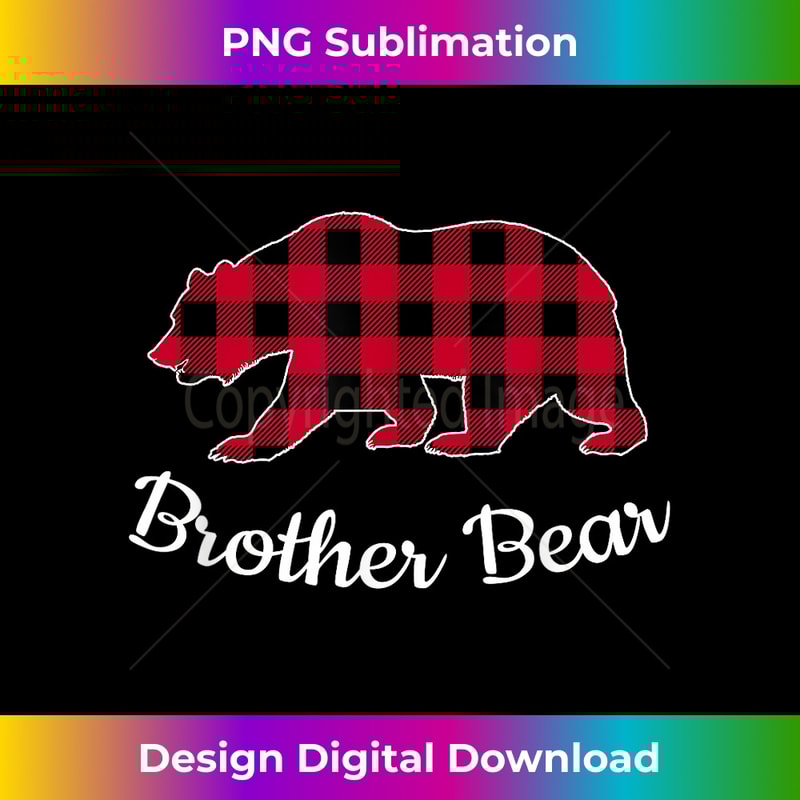 QA-20231219-1166_Brother Bear Christmas Pajama Red Buffalo Plaid 0340.jpg