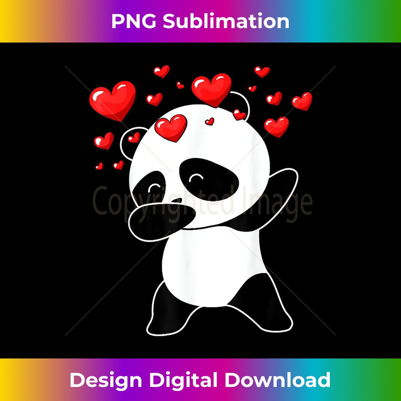 QD-20231219-2953_Dabbing Panda Heart Valentines Day Gift Animal Bear Lover 0627.jpg