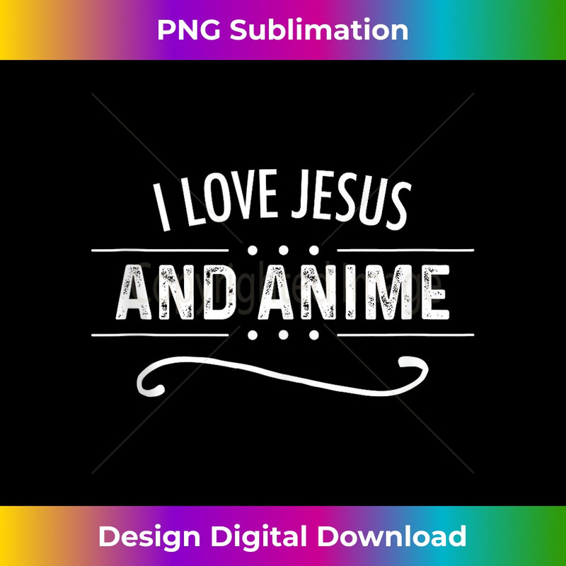 QH-20231219-7061_I Love Jesus and Anime Funny Christian Tank Top 1.jpg