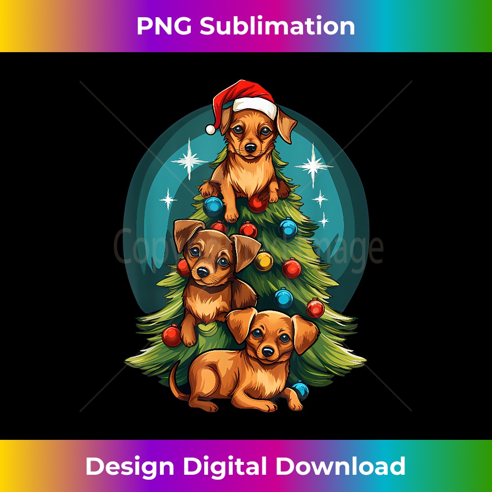 QJ-20231219-16892_Xmas Chiweenie Dog Pile Up Christmas Tree 1219.jpg