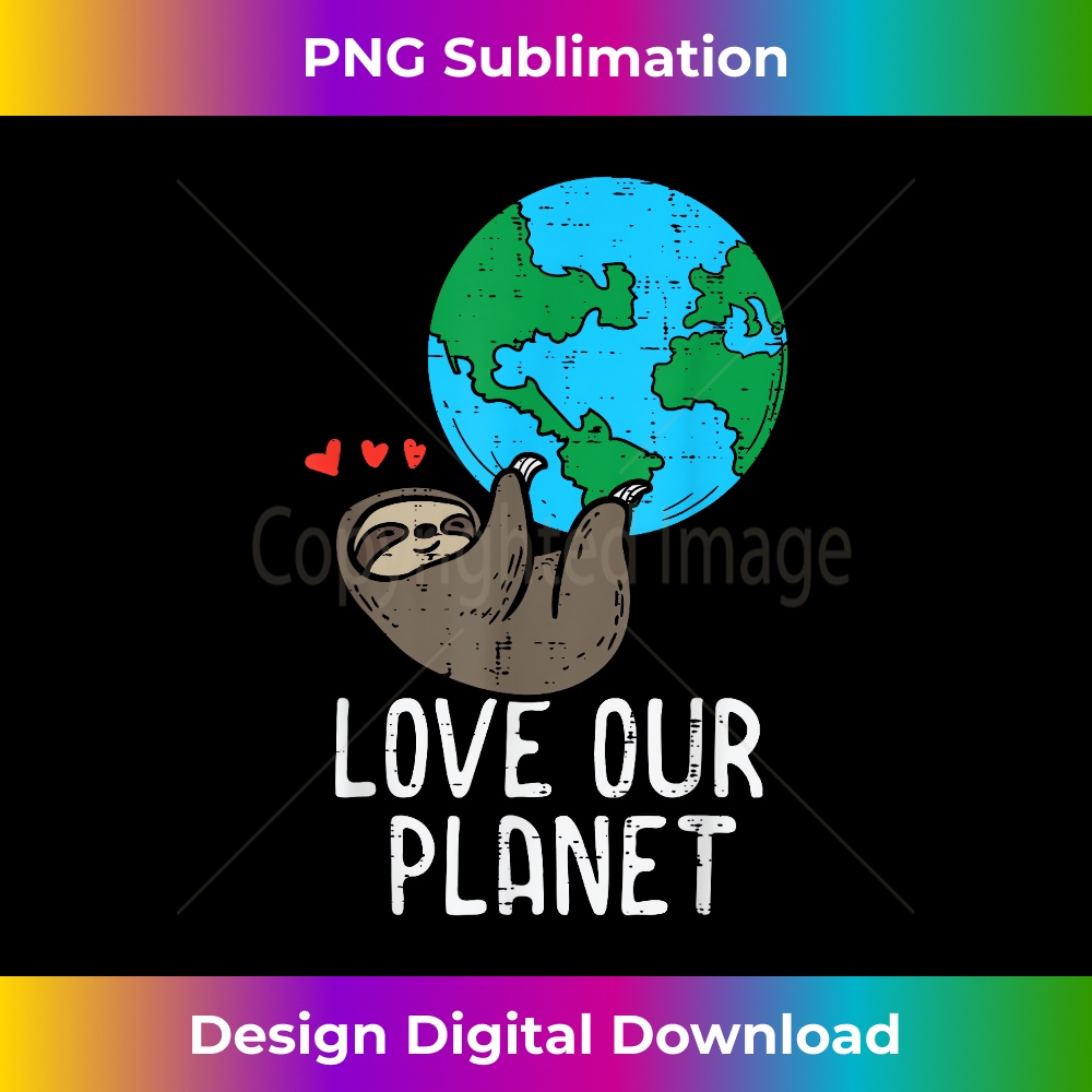 QM-20231219-10292_Love Our Planet Sloth Hanging Earth Day Cute Men Women Kids 2224.jpg