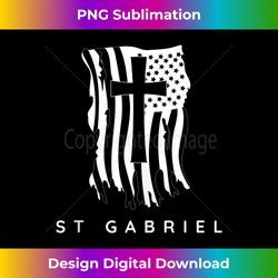 saint gabriel the archangel traditional catholic prayer tank t - classic sublimation png file - reimagine your sublimation pieces