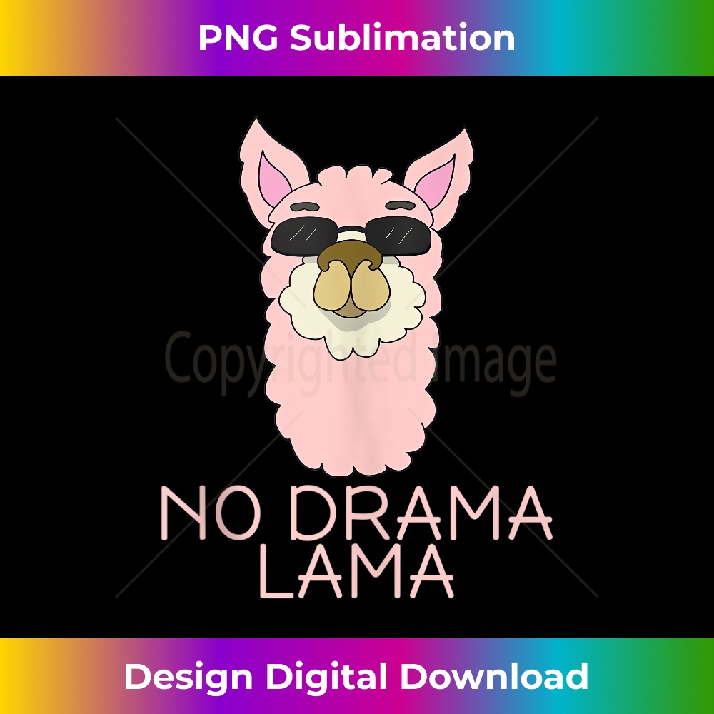 QP-20231219-11212_No drama Lama Cute T- Funny No Drama Alpaca Lammacorn Tank Top 1074.jpg