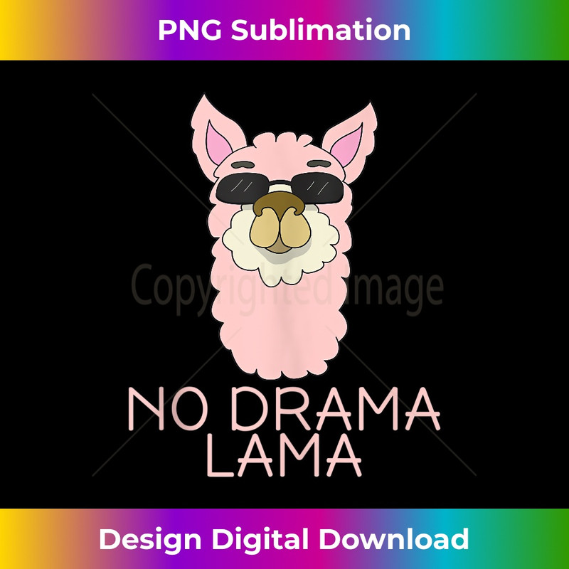 QP-20231219-11212_No drama Lama Cute T- Funny No Drama Alpaca Lammacorn Tank Top 1074.jpg