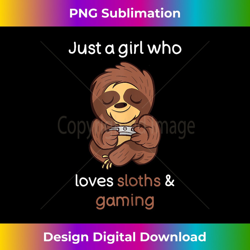 QQ-20231219-13450_Sloth Gamer Girls Cute Video Gaming Sloth Lover 3087.jpg