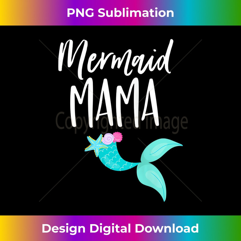 QQ-20231219-16568_Womens Mermaid Birthday Party for Girl Momma Mom MERMAID MAMA Tank Top 1527.jpg
